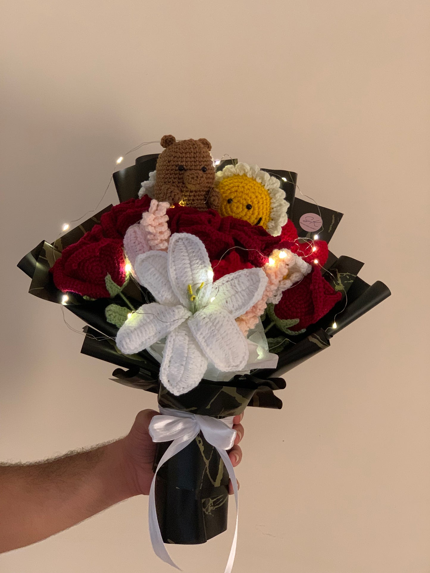 Crochet giant bouquet