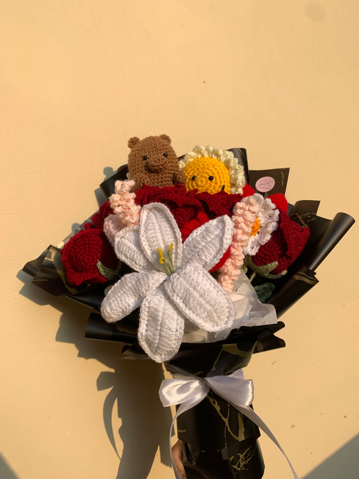 Crochet giant bouquet