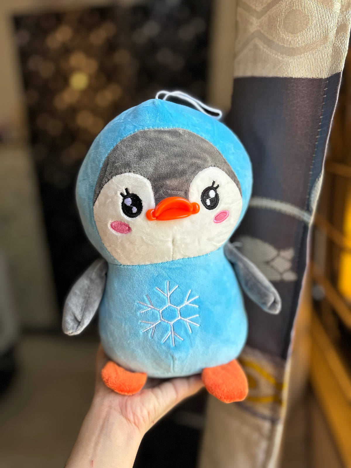 Blue penguin plushie