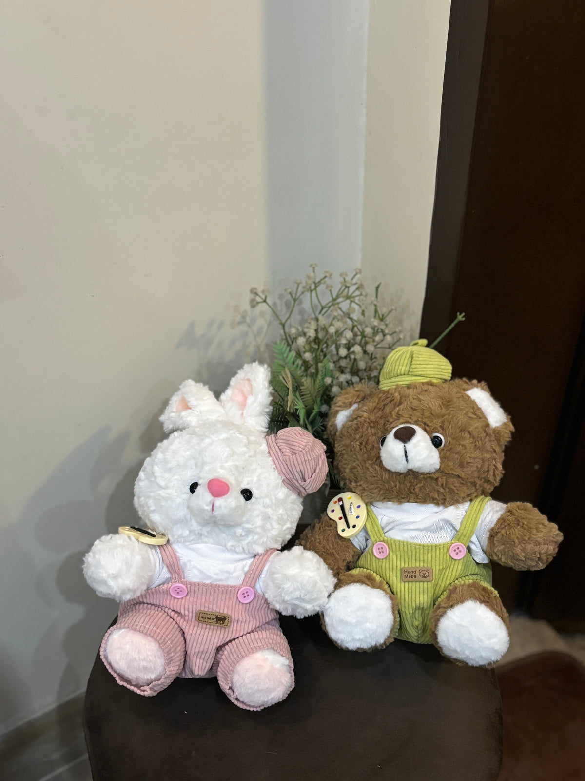 Painter Bear and bunny