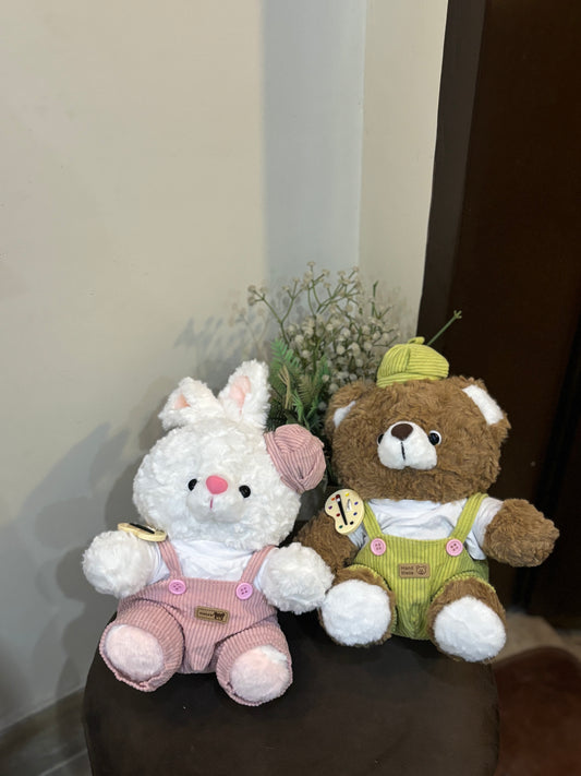 Painter Bear and bunny