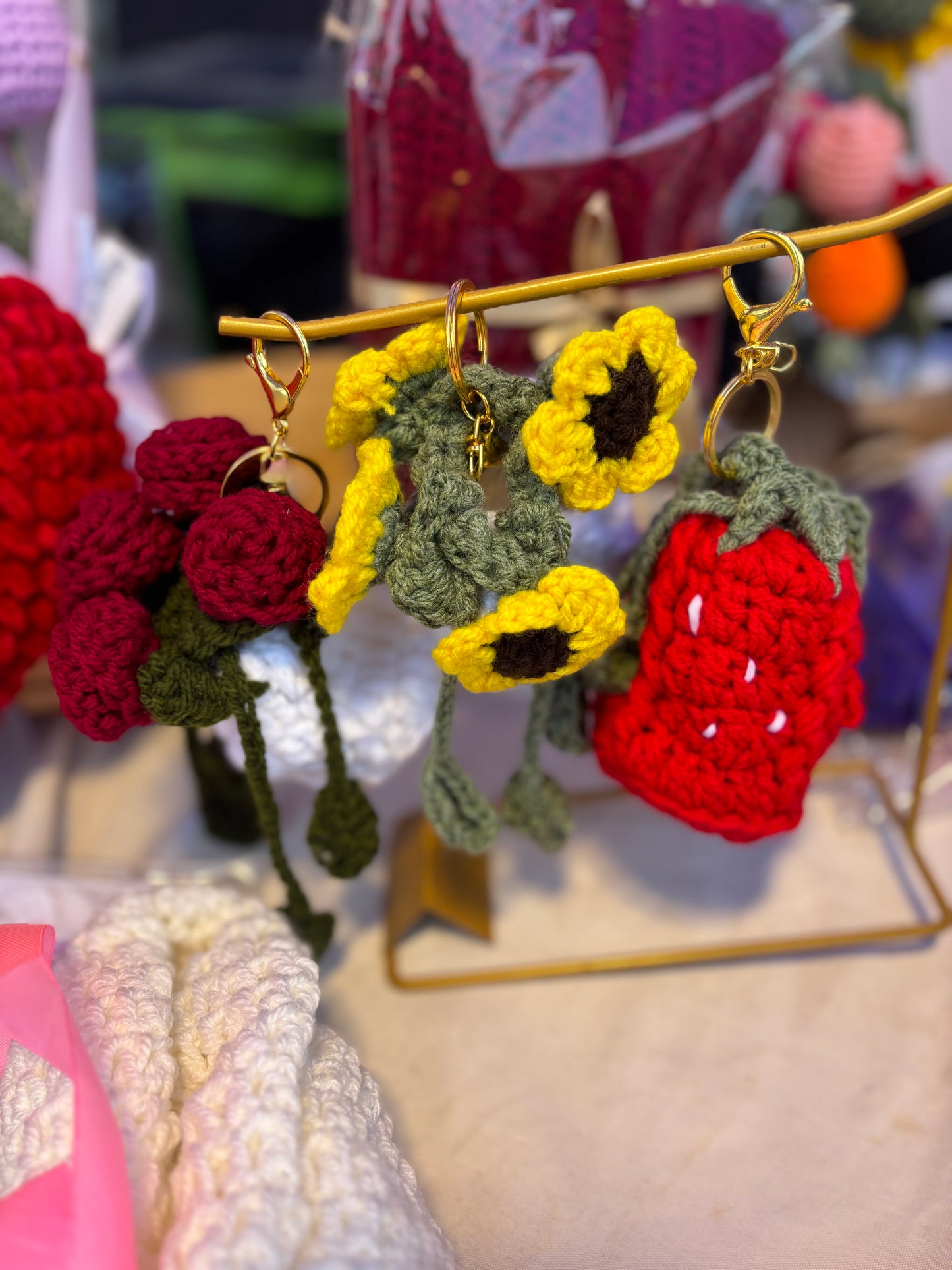 Crochet earpod / coin pouches