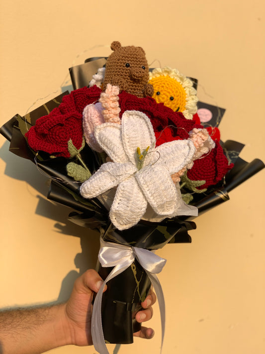 Crochet giant bouquet