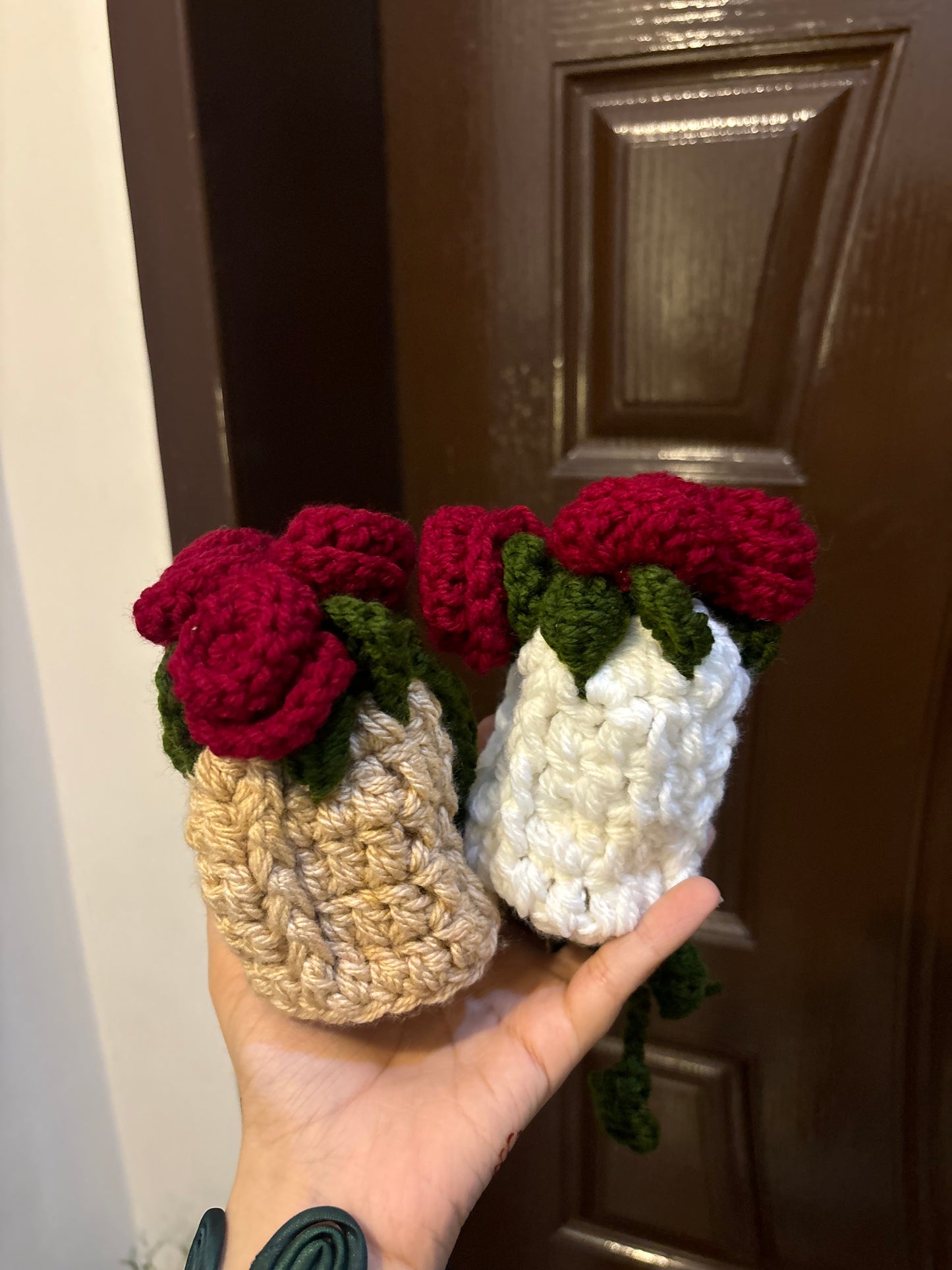 Crochet earpod / coin pouches