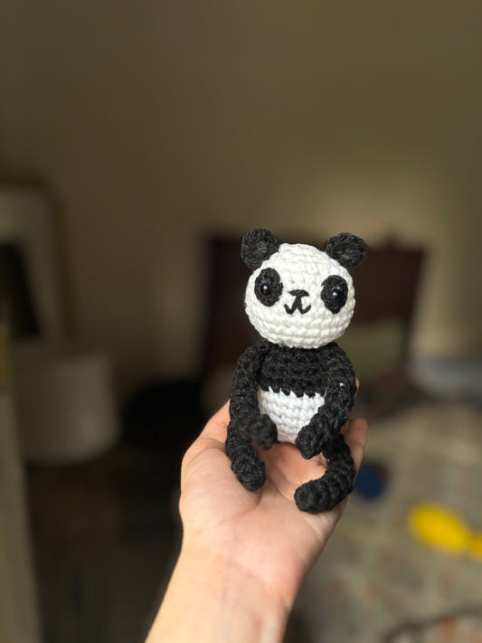 Crochet steering panda