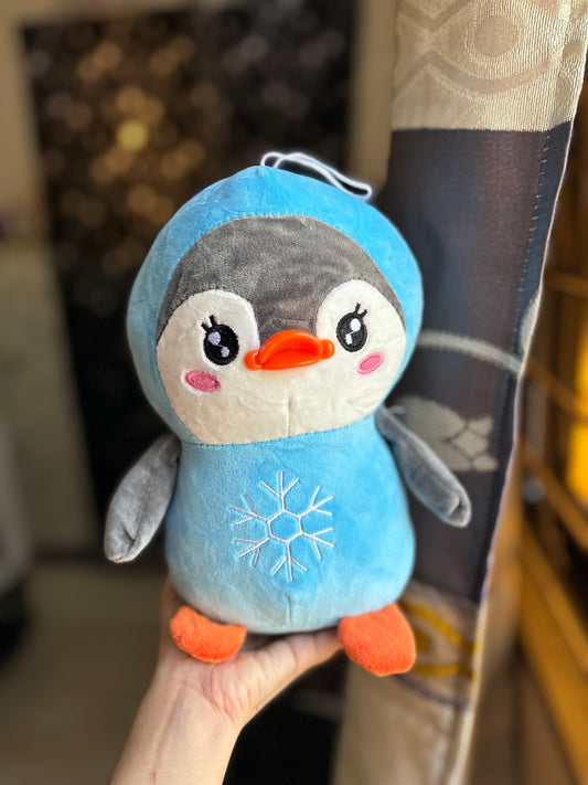 Blue penguin plushie