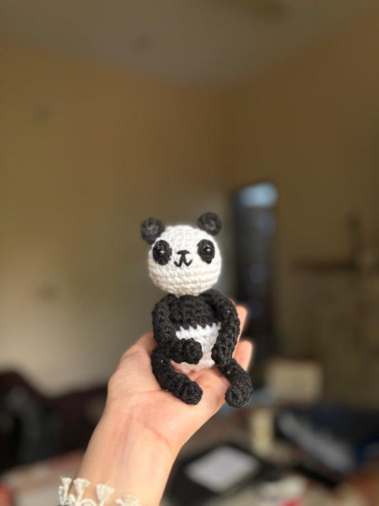 Crochet steering panda