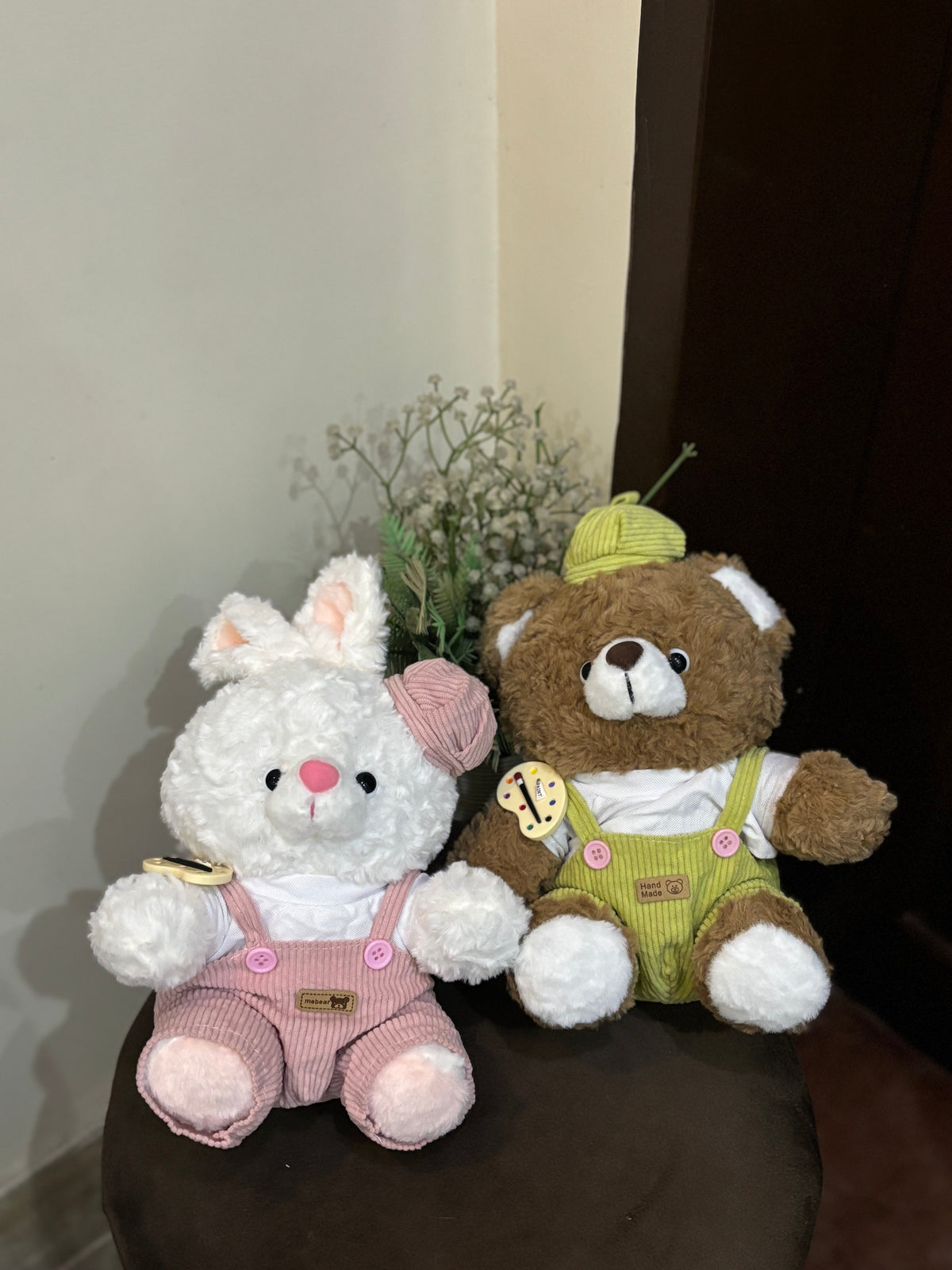Painter Bear and bunny