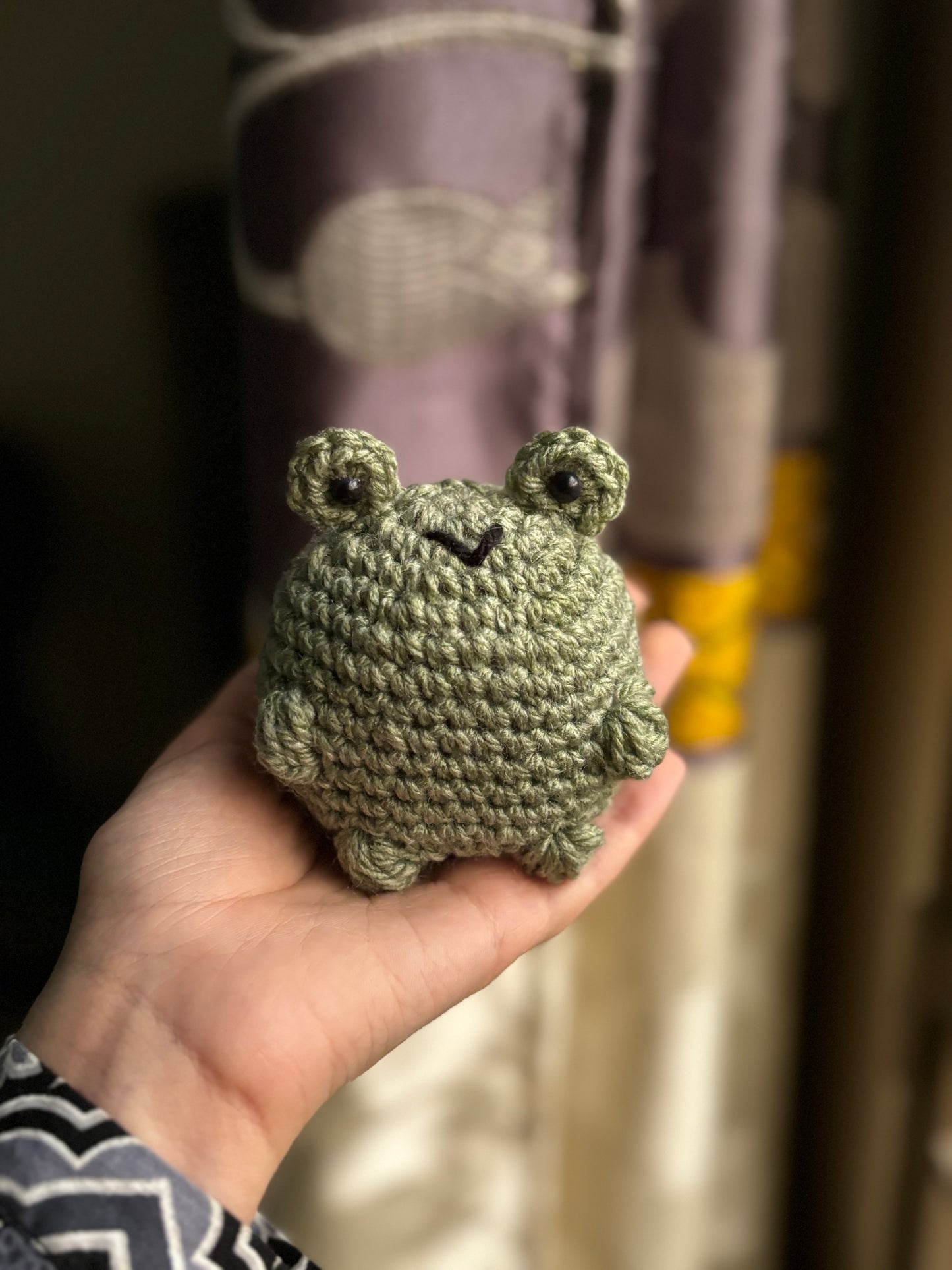 Crochet froggy