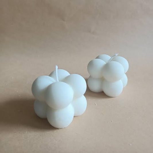 Mini bubble decorative candle (3.5 x 3.(cm)